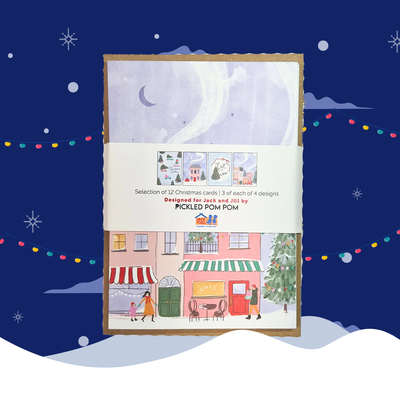 Jack and Jill Christmas Cards 12 Pack